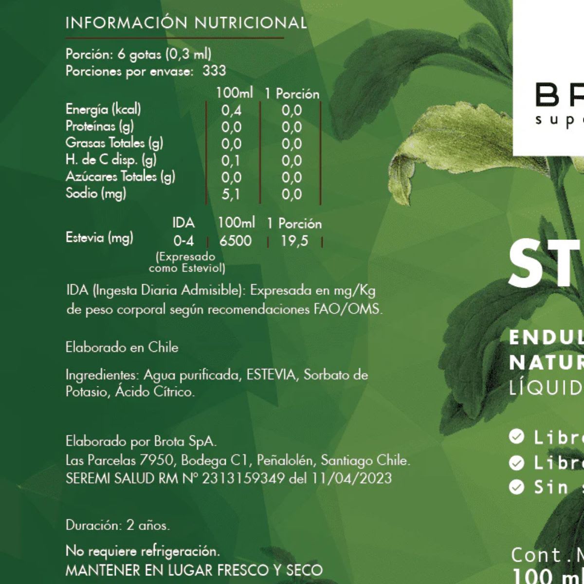 Brota Stevia Liquida2