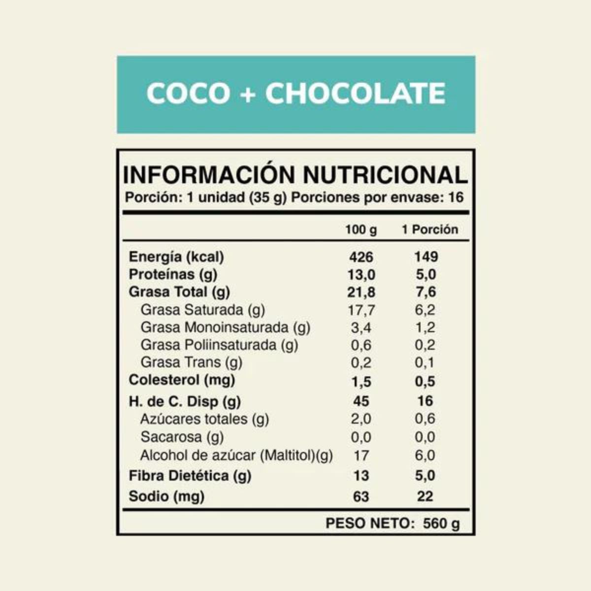 Caja Wild Fit Barras Coco 35 g X 16 UN2