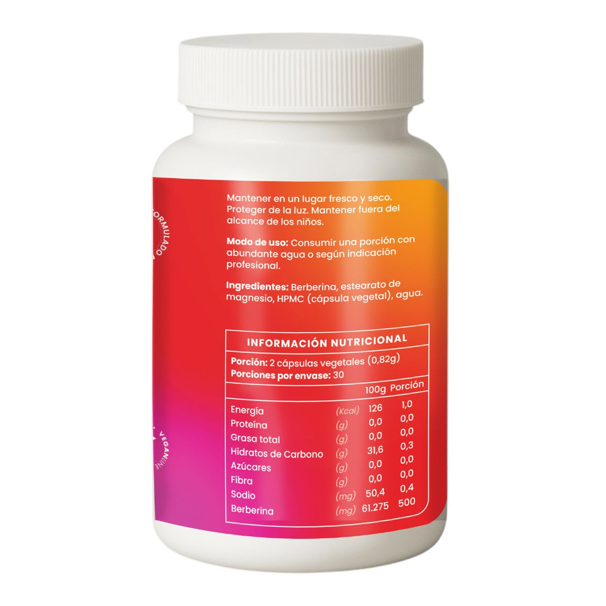 Ortomolecular Berberina 500 mg2