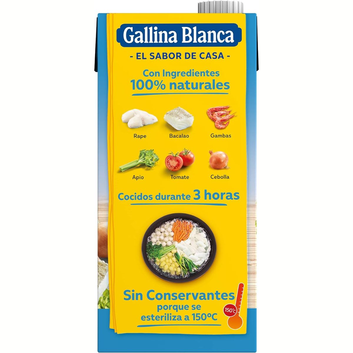 Gallina Blanca Caldo Casero de Pescado 1 L2