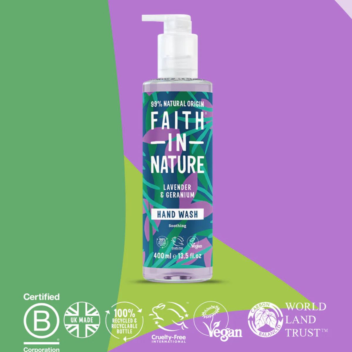 Faith In Nature Jabon de Manos Lavanda y Geranio2