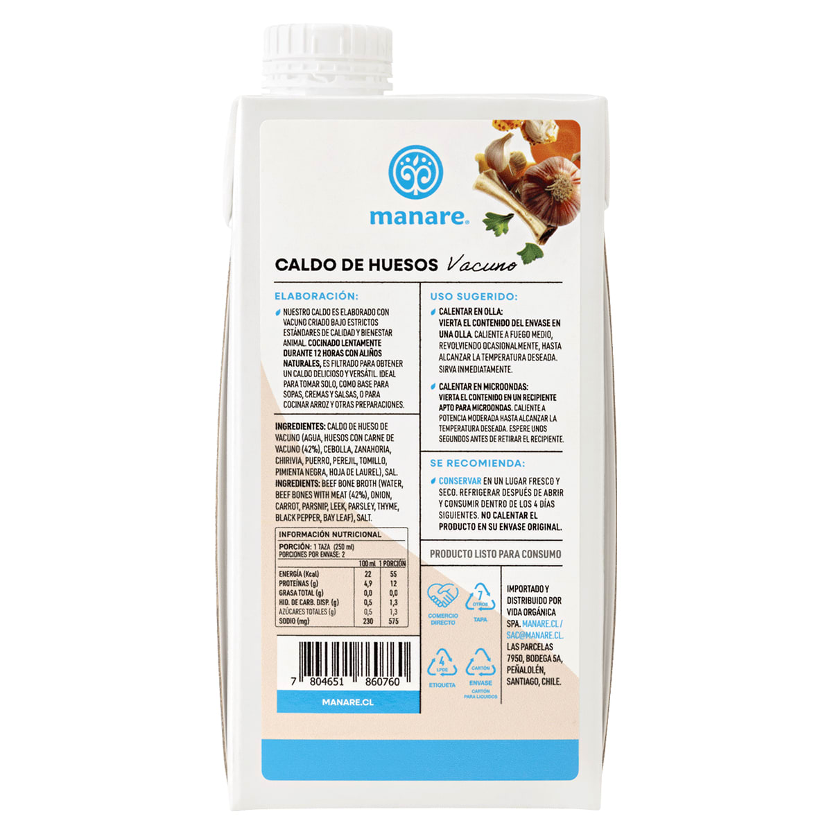 Caldo de Huesos Vacuno 500 mL3