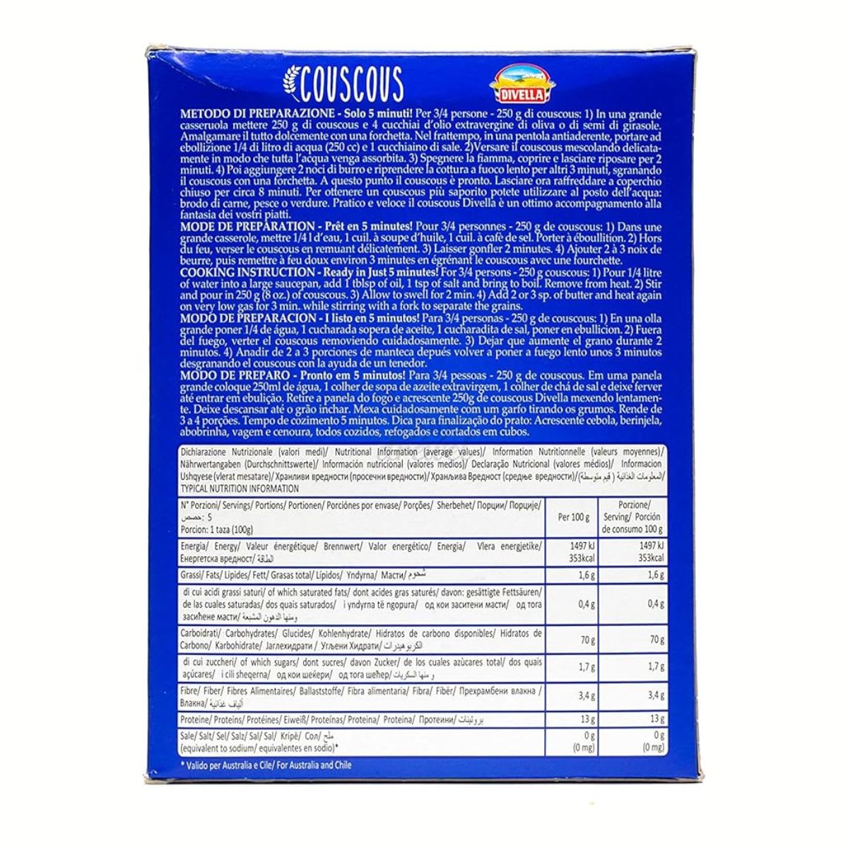 Divella Couscous 500 g2