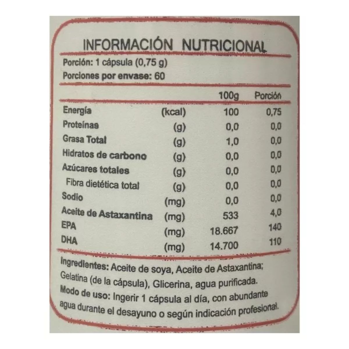 FNL Astaxantina Plus 4 mg 60 capsulas2