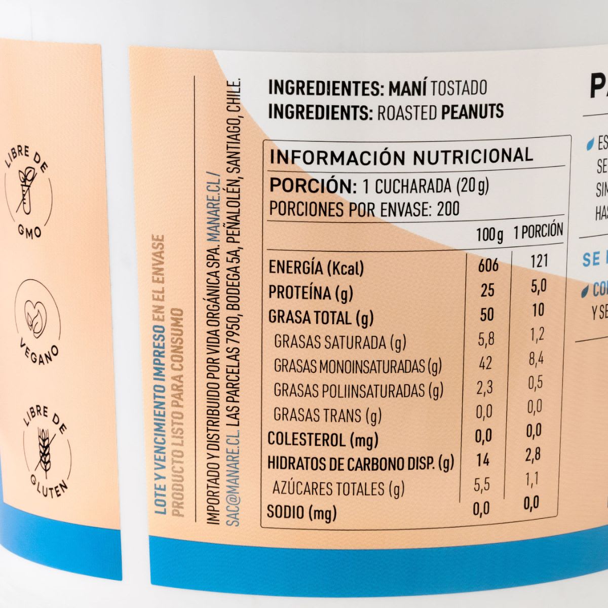 Manare Mantequilla de Mani2
