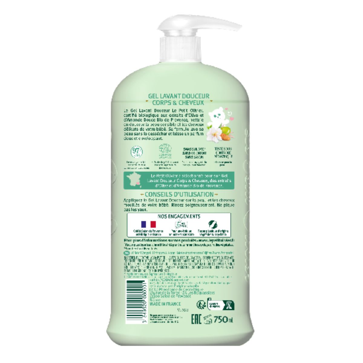 Gel de Baño Bebe Cuerpo y Cabello1