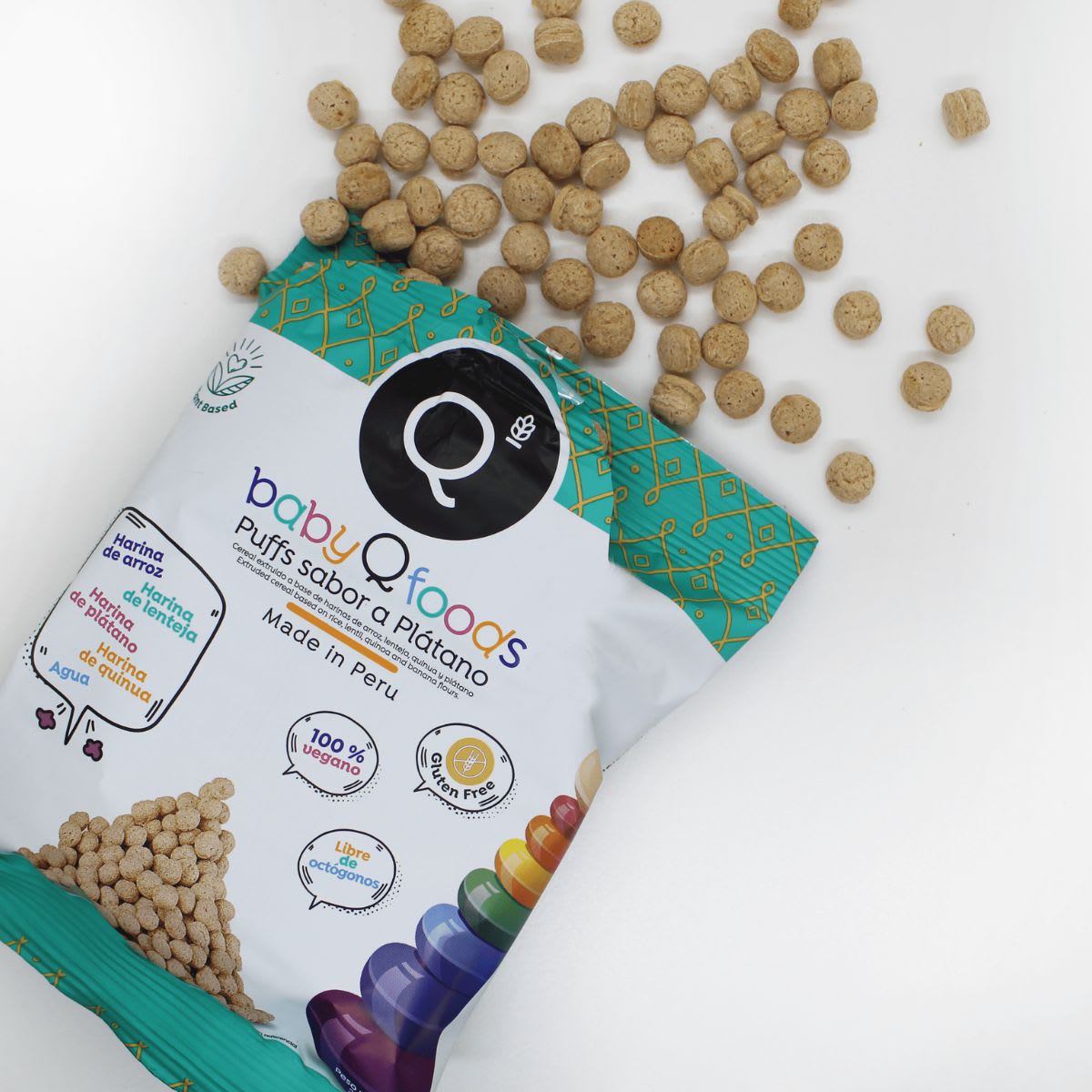 Baby Q Foods Puff Sabor Platano 25g2