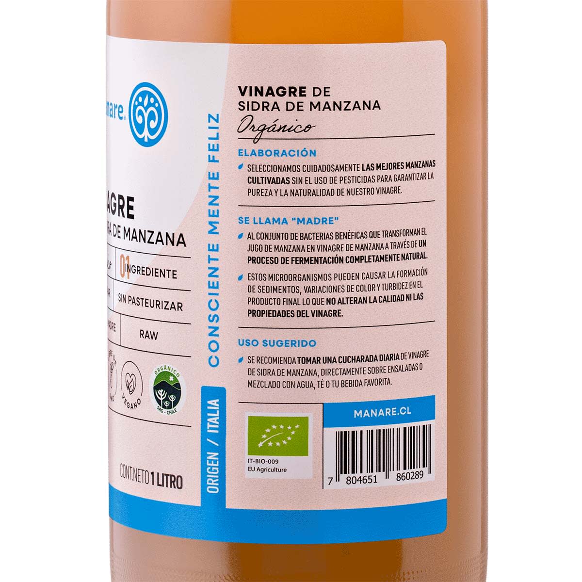 Vinagre de Manzana Organico3