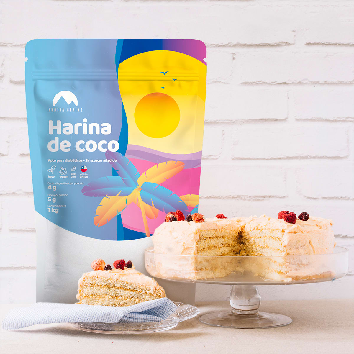 2-Pack Harina de Coco 2 x 1 Kg3