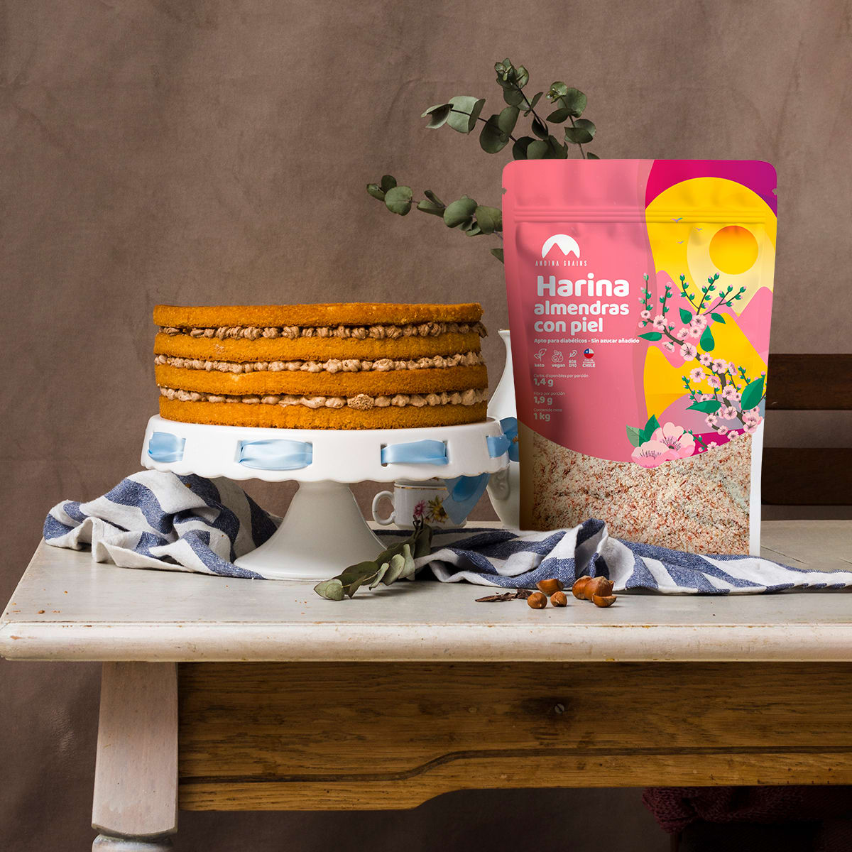 2-Pack Harina de Almendras con Piel 2 x 1 Kg3