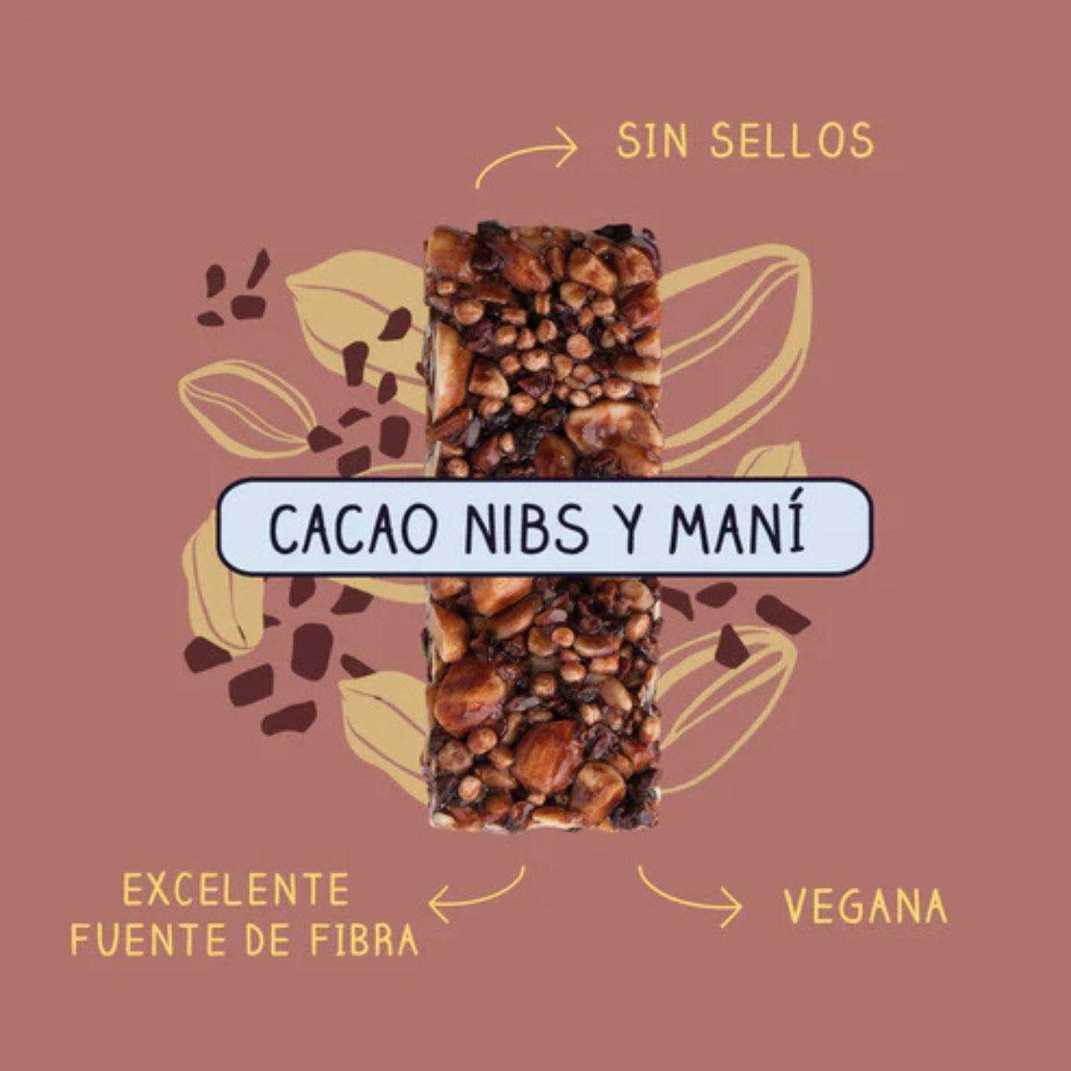 Wild Soul Barrita Nut Cacao Nibs 30 g X 16 UN2