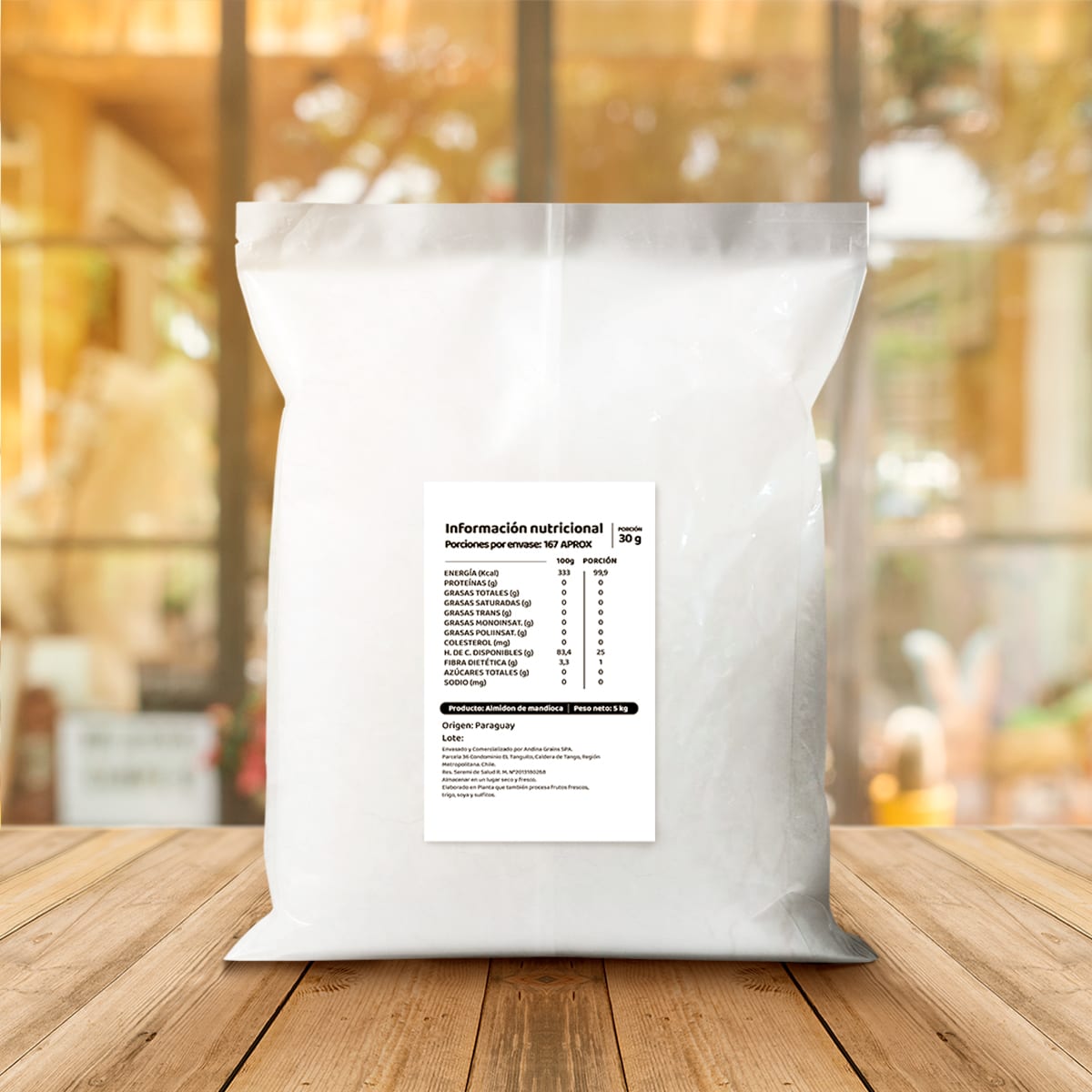 Almidon De Mandioca (tapioca) Caja De 10 Kg Por Mayor3