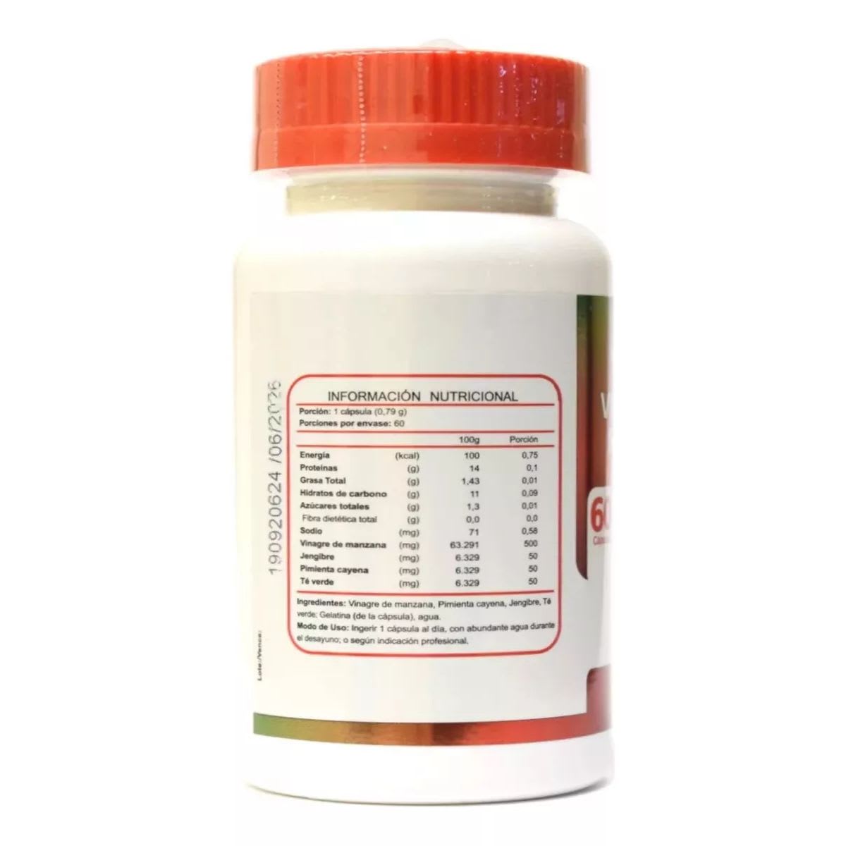 FNL Vinagre de Manzana 60 capsulas2