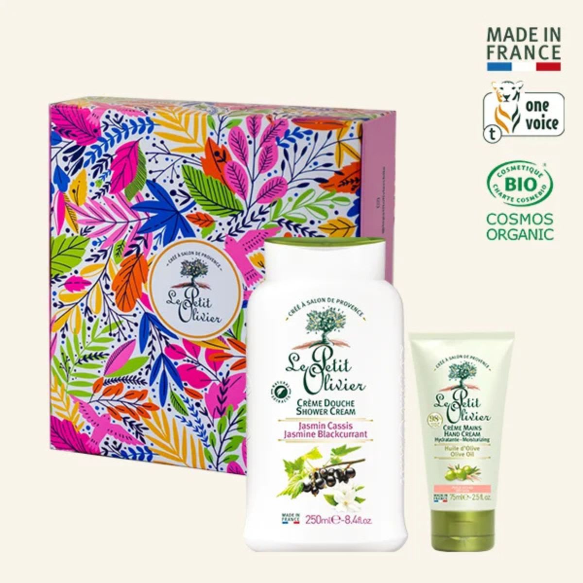 Le Petit Olivier Set Crema de Manos Oliva y Crema de Ducha Jazmin2