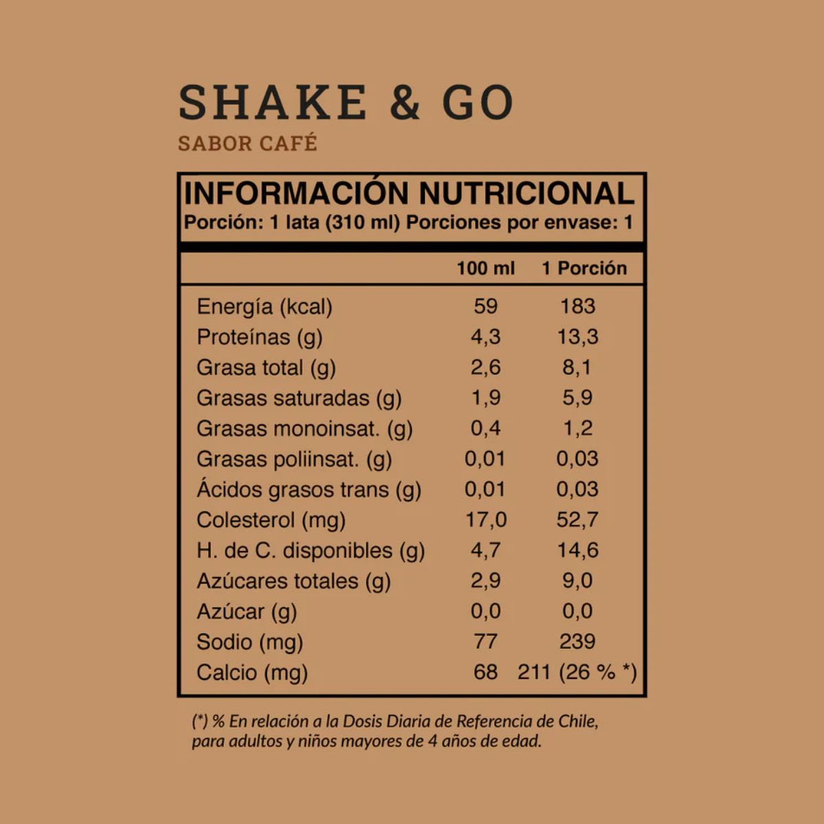 Wild Protein Shake & Go Café 310 ml X 12 UN2