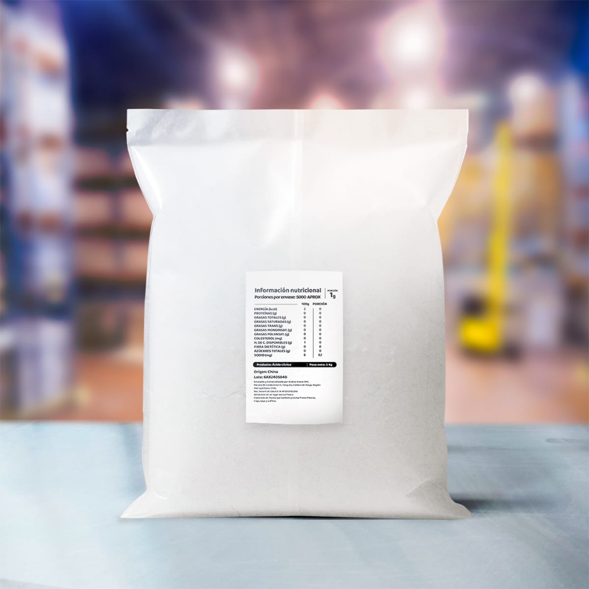 Acido Citrico Anhidro Grado Alimenticio5