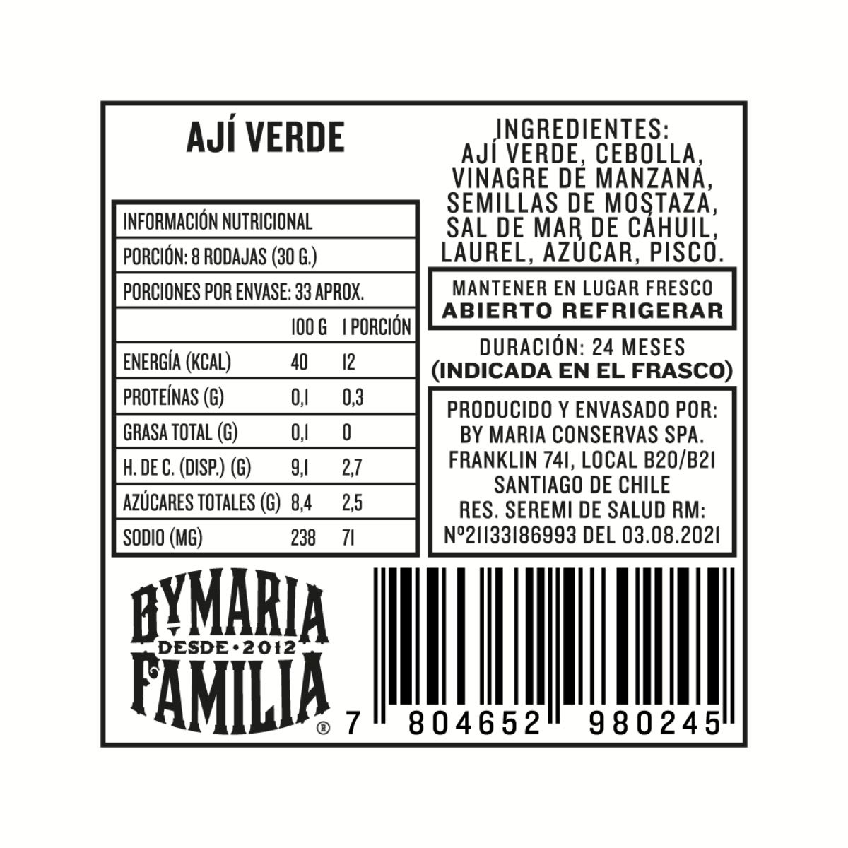 By Maria Aji Verde 430g2