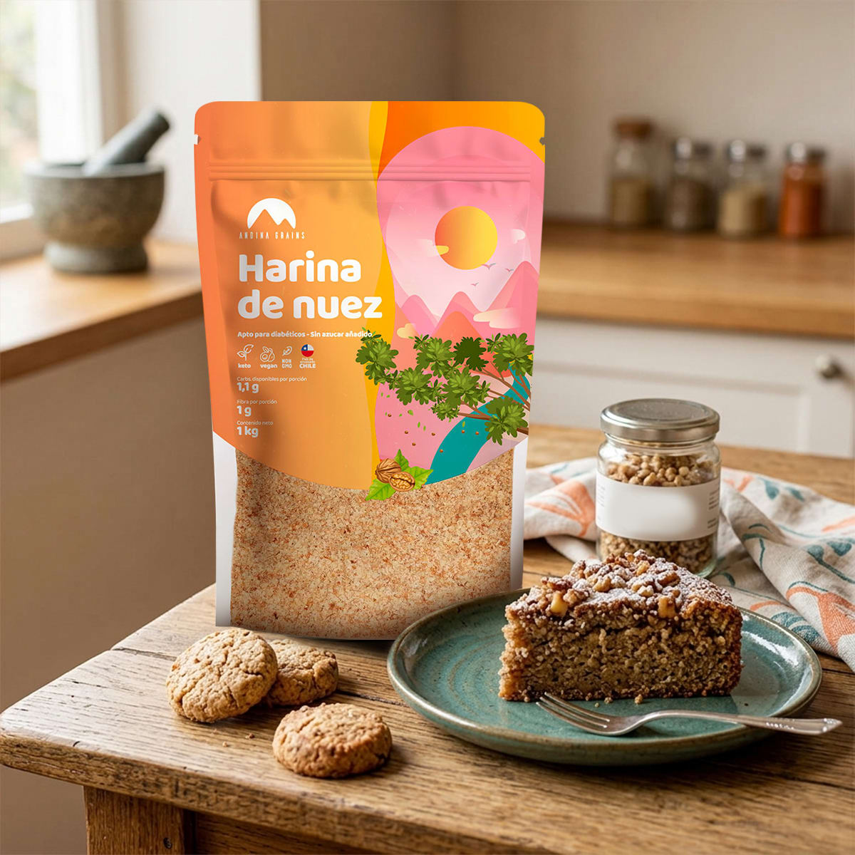 3-Pack Harina de Nuez 3 x 1 Kg3