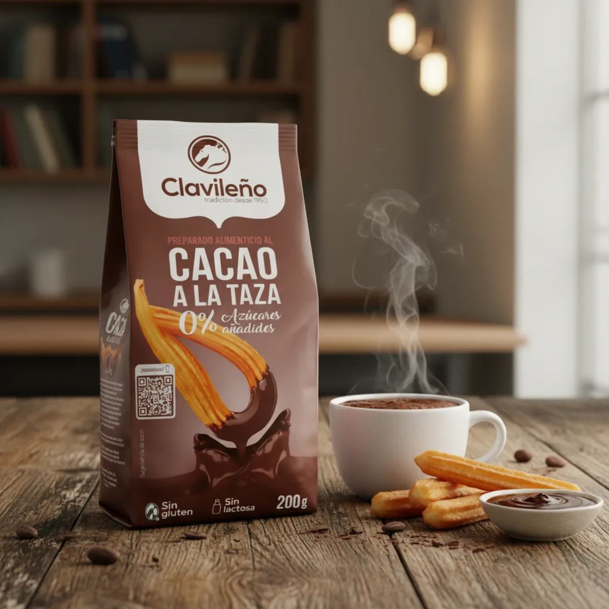 Clavileño Cacao A La Taza Sin Azucar Sin Gluten Sin Lactosa2