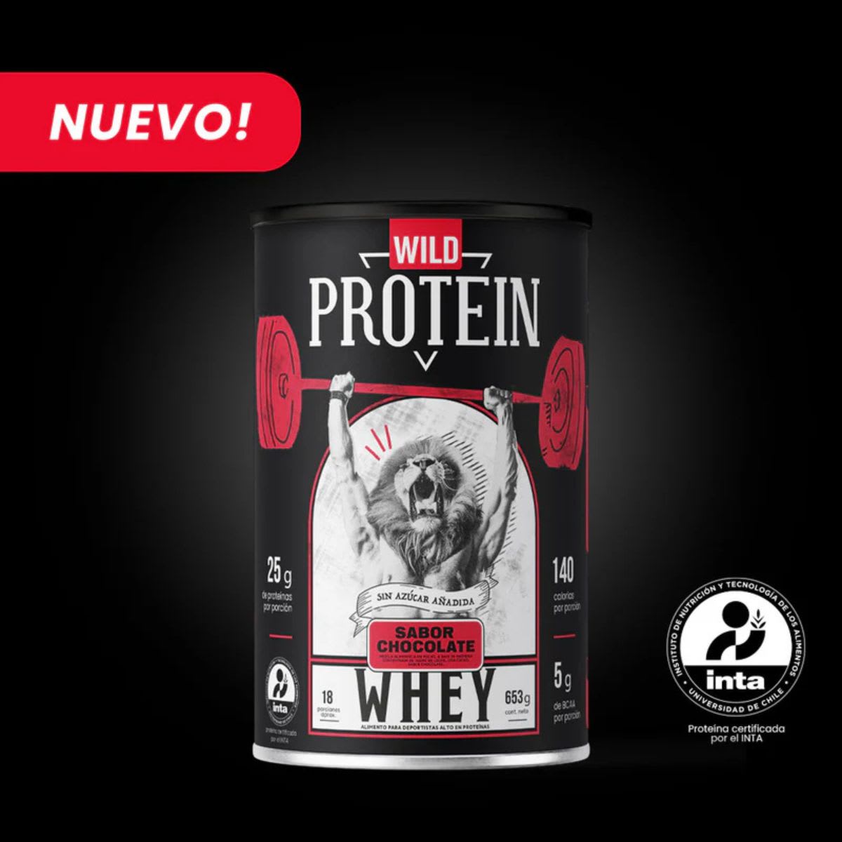 Wild Protein Whey Protein Sabor Chocolate 25g Proteina2