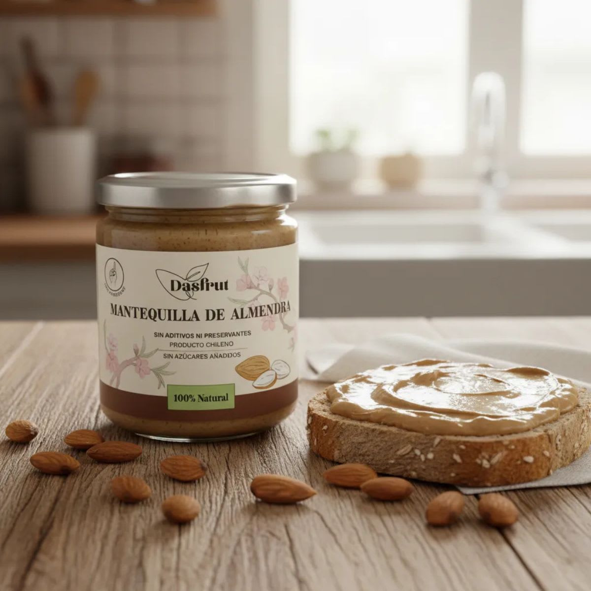 Dasfrut Mantequilla De Almendras 410 g2