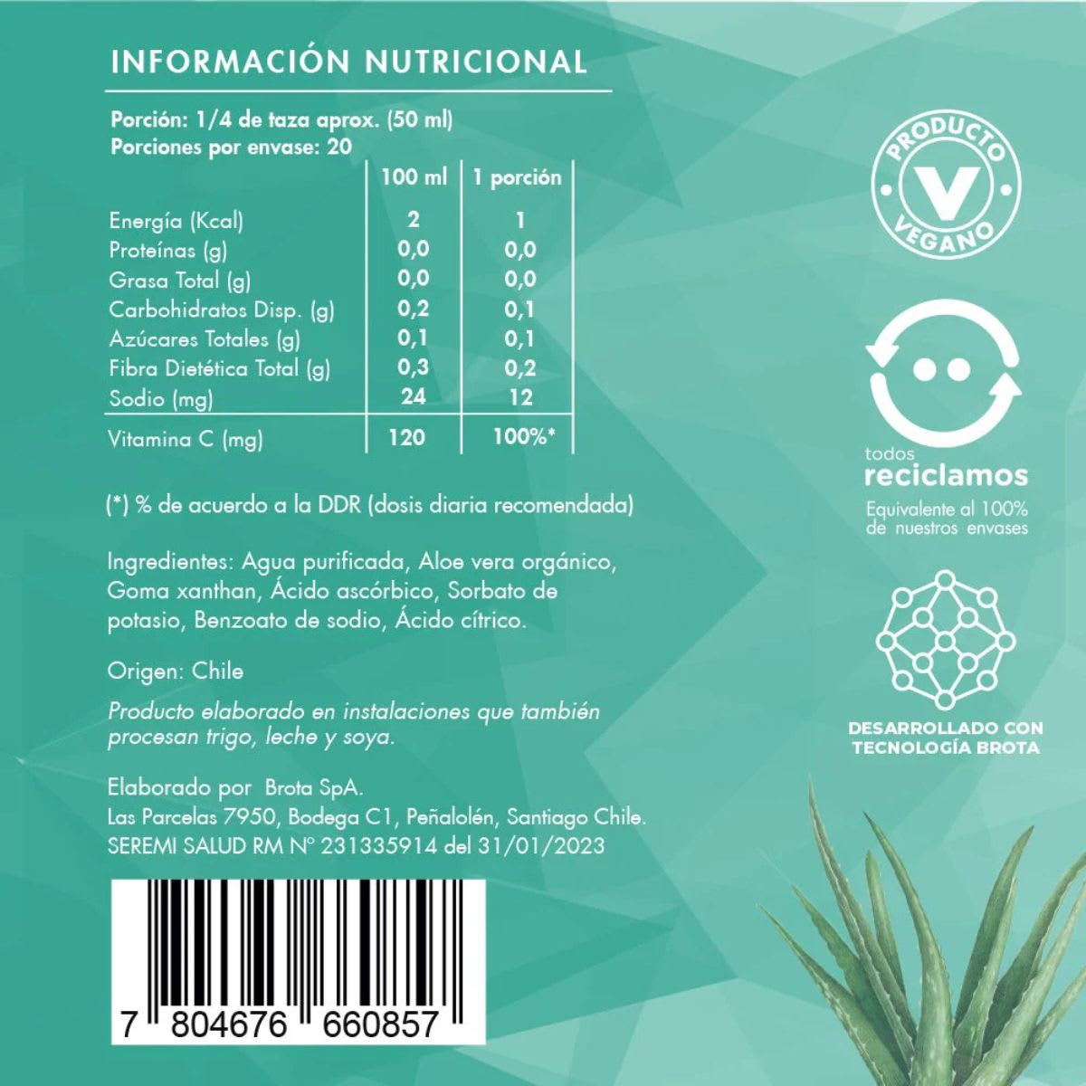 Brota Gel de Aloe Vera Puro2