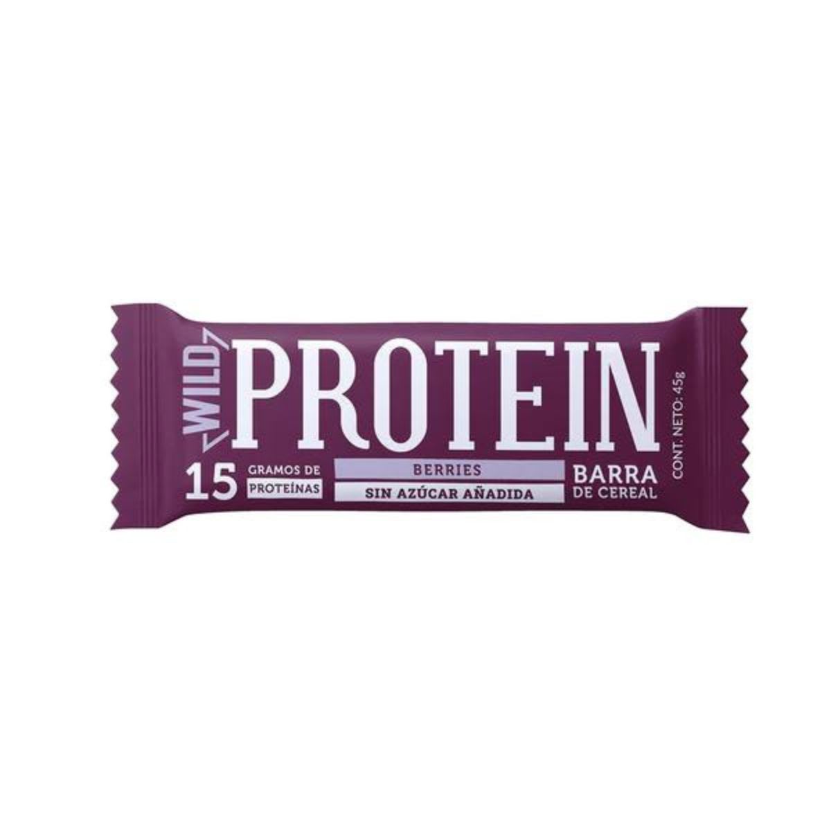 Caja Wild Protein Barras Berries 45 g X 5 UN2