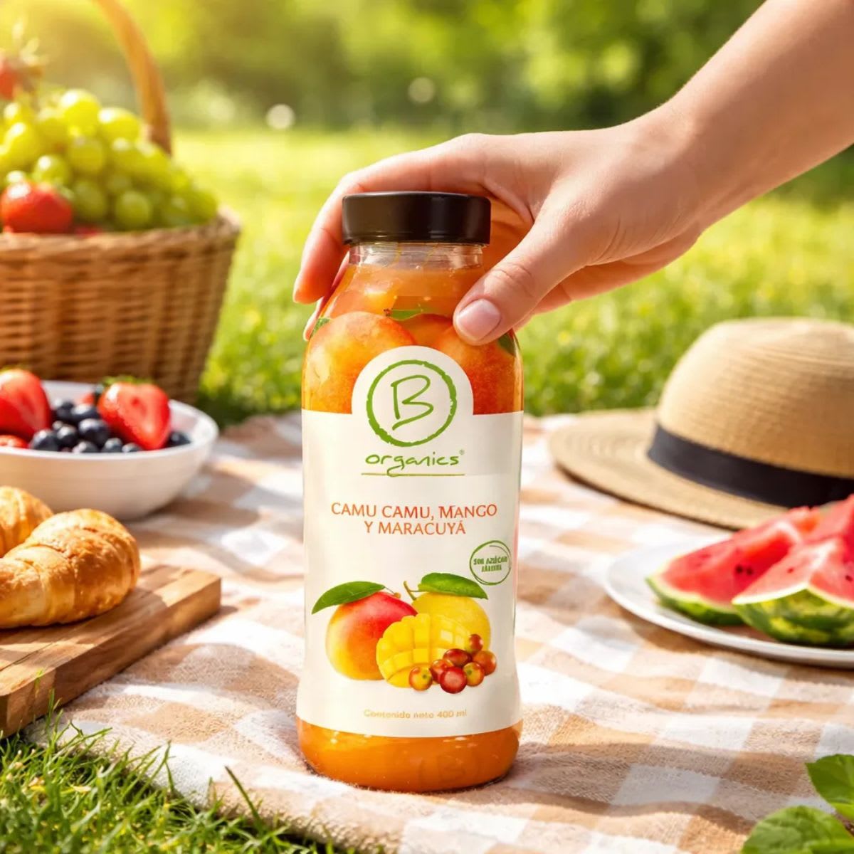 Be Organics Bebida de Camu Camu, Mango y Maracuya 400 mL2