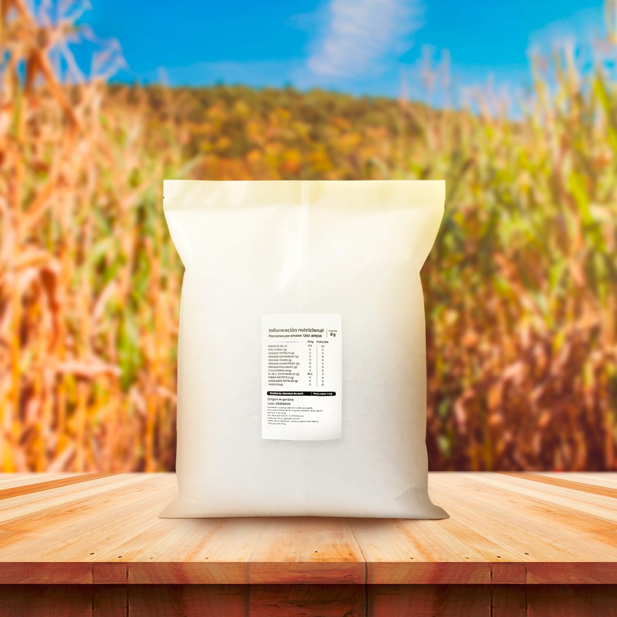 Almidon De Maiz (maicena) Caja De 10 Kg Por Mayor2