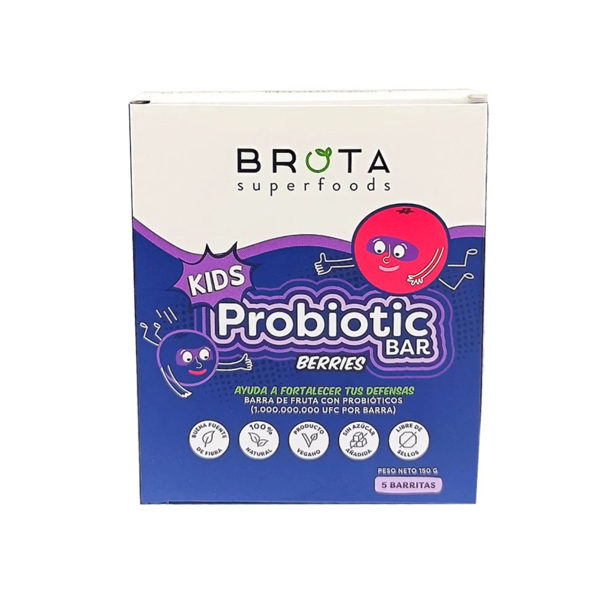 Brota Barritas con Probióticos Probiotic Kids Bar Berries2