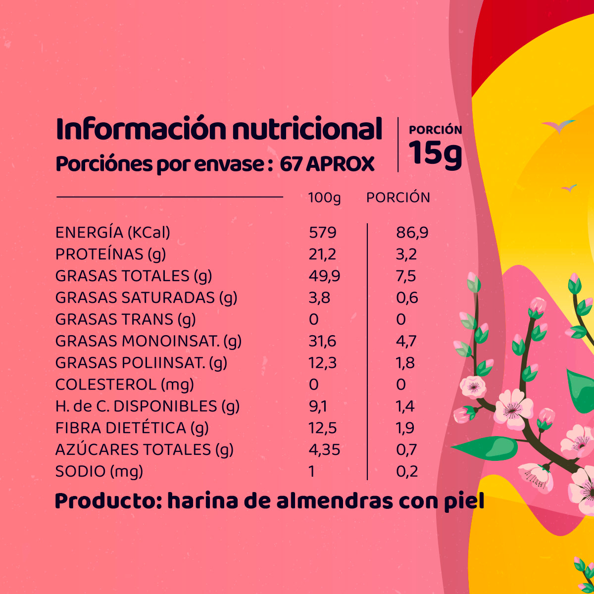 Harina de Almendras con piel + Harina de Nuez 2 x 1 Kg3