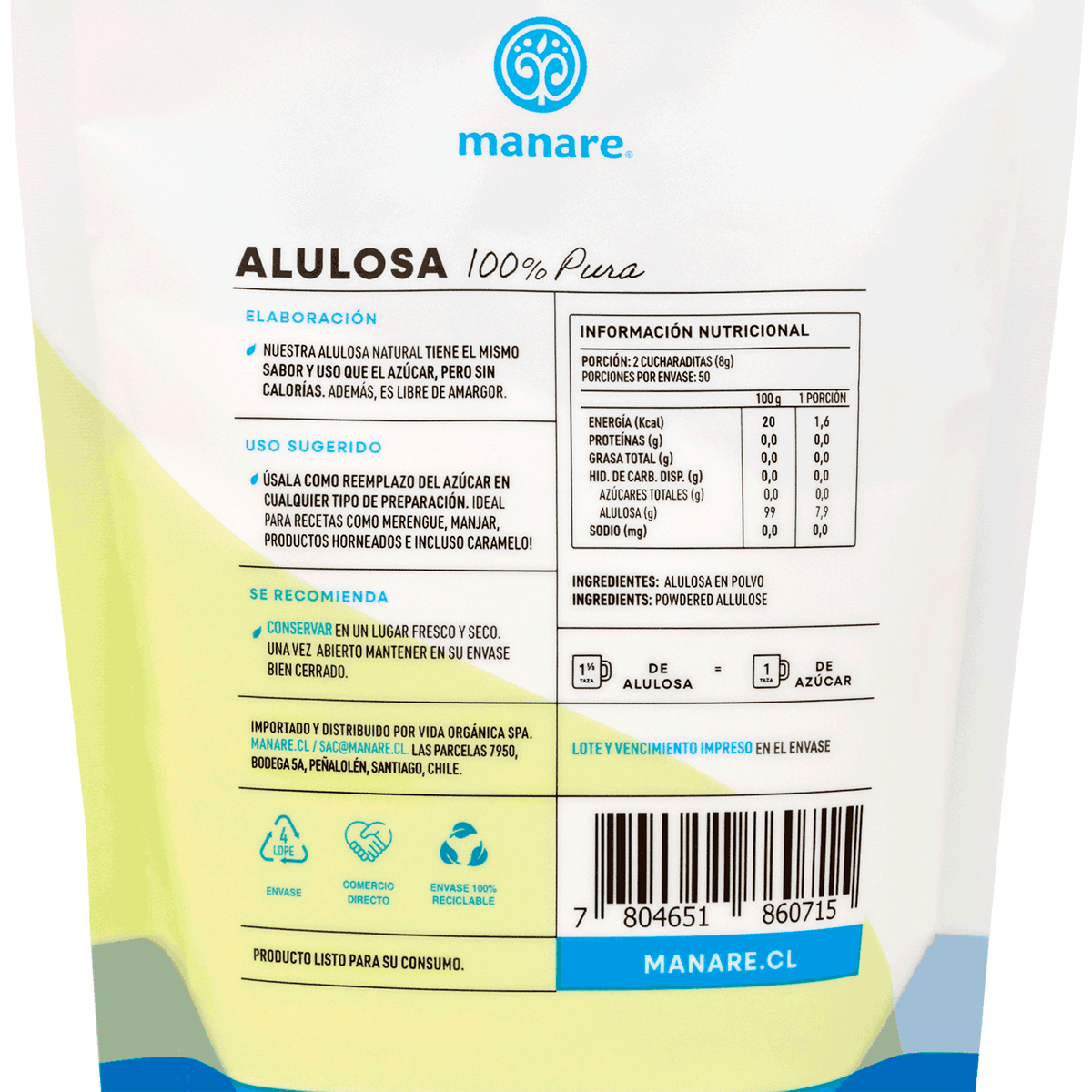 Manare Alulosa 400g3