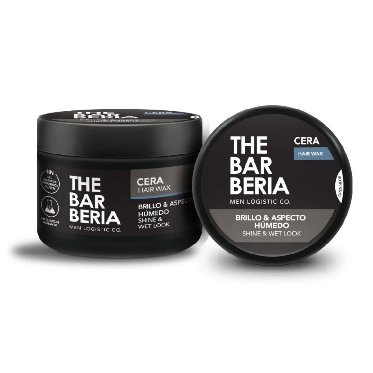 The Barberia Cera Para El Cabello Brillo y Aspecto Humedo2