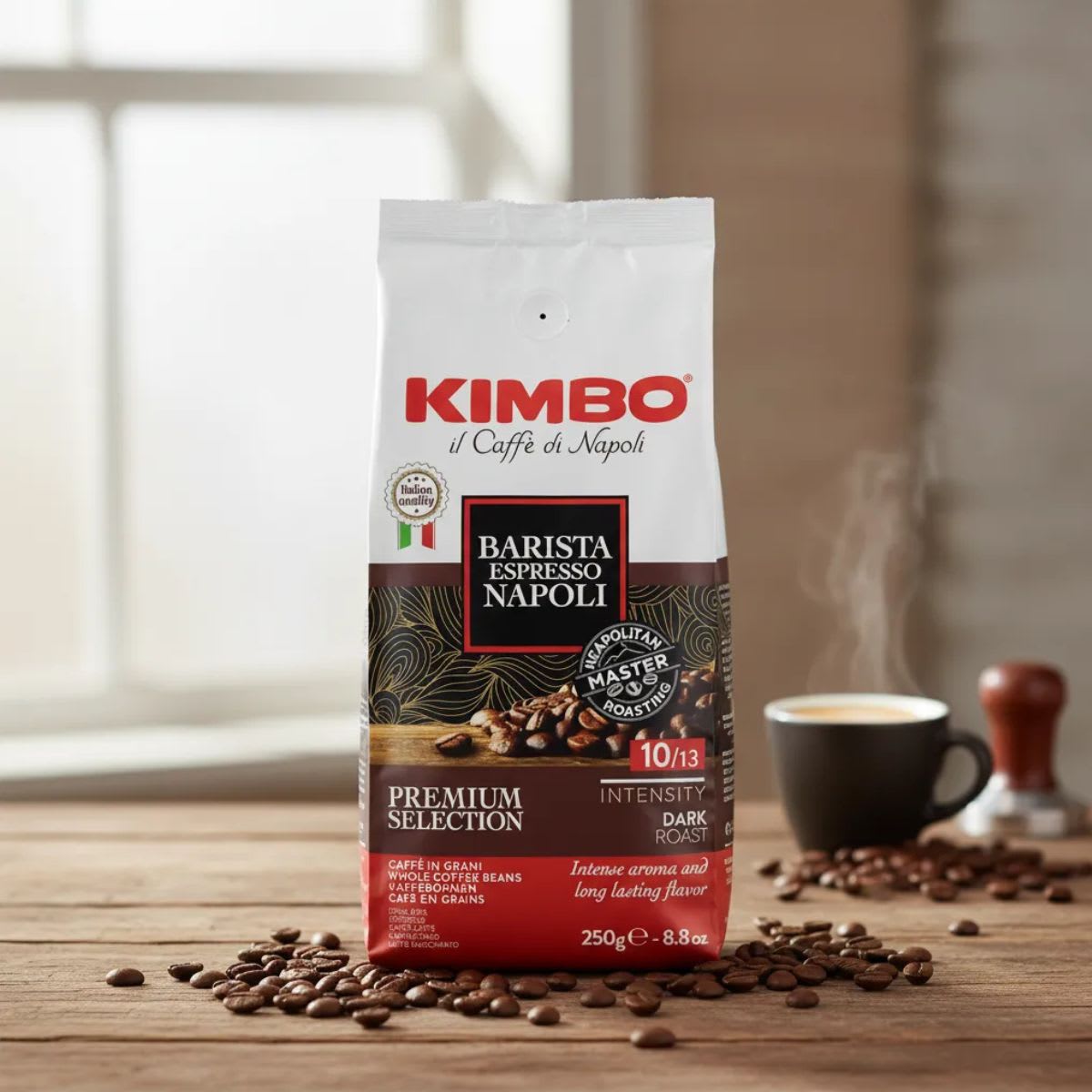 Kimbo Café Barista Espresso Napoli en Grano 250 g2