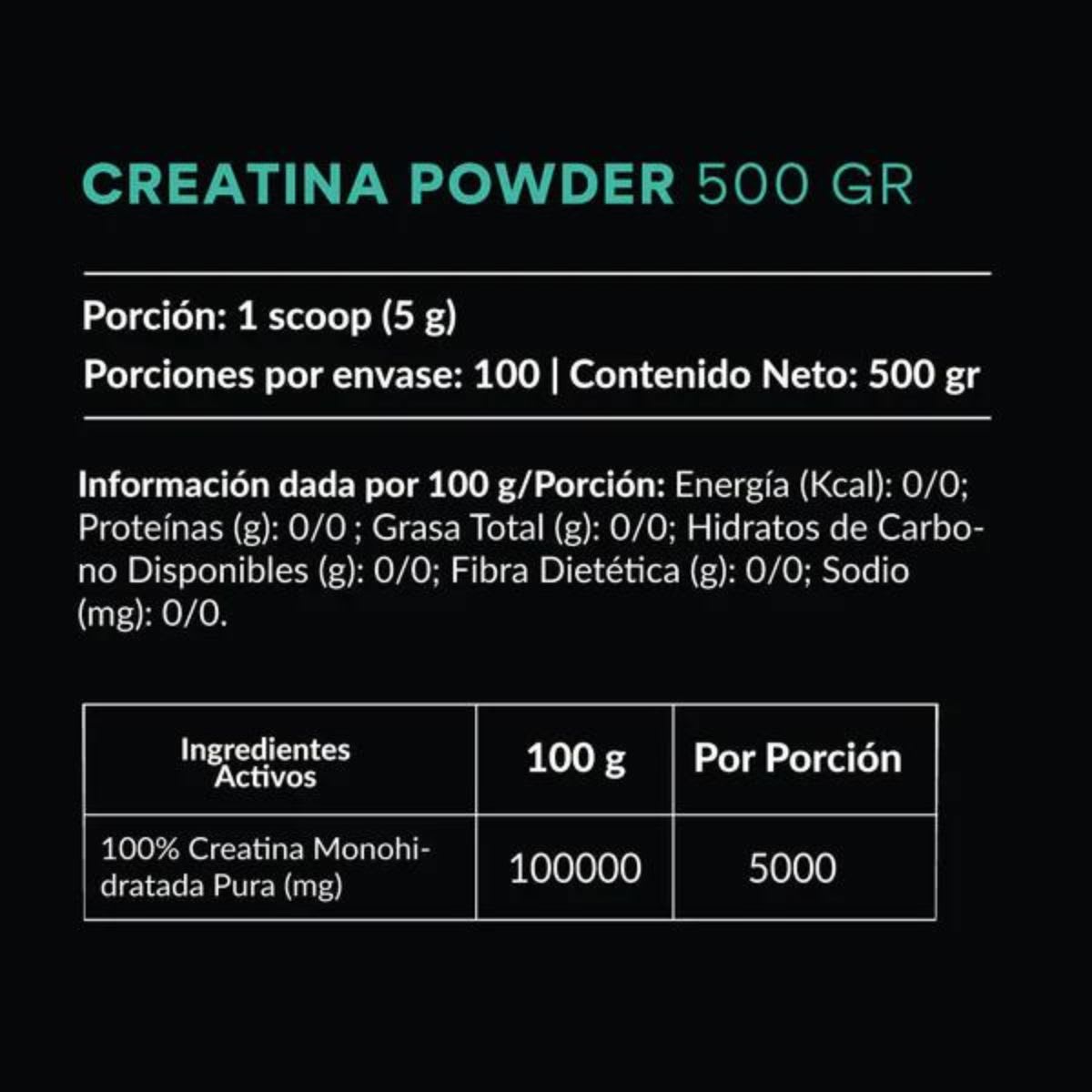 Wild Foods Creatina en polvo1