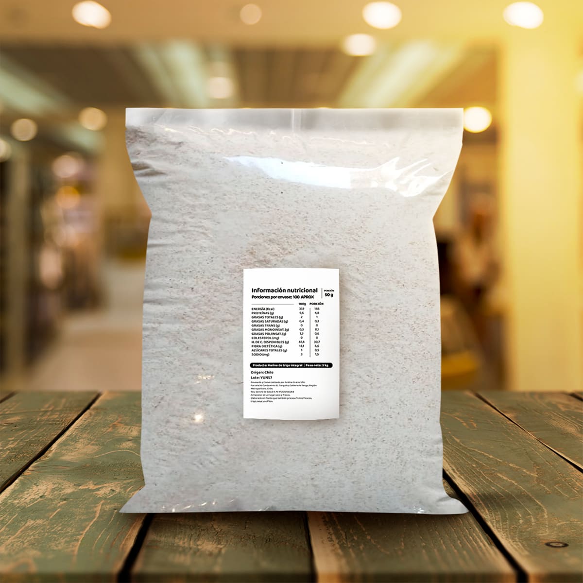 Harina De Trigo Integral Bolsa 5 Kg3