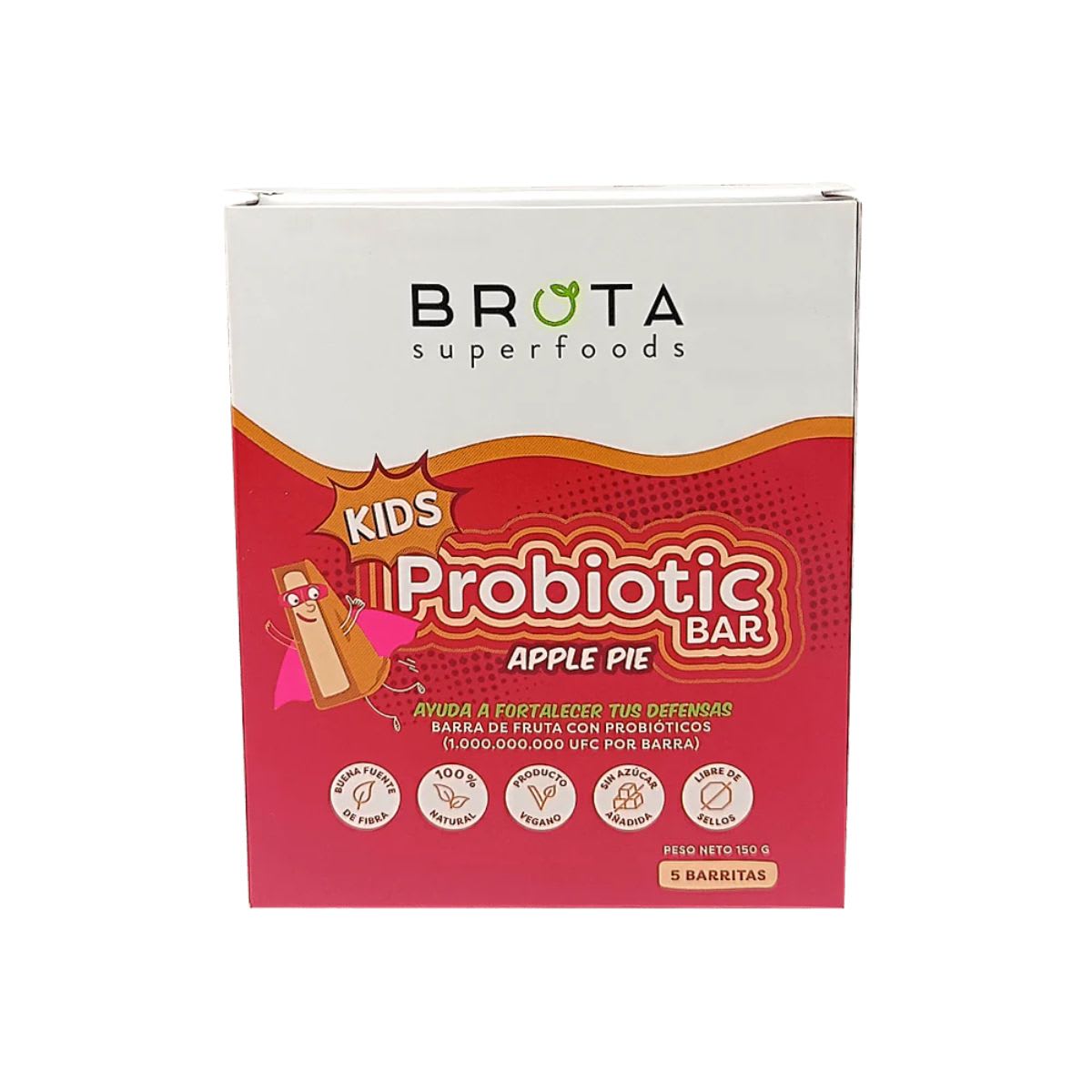Brota Barritas con Probióticos Probiotic Kids Bar Apple Pie2