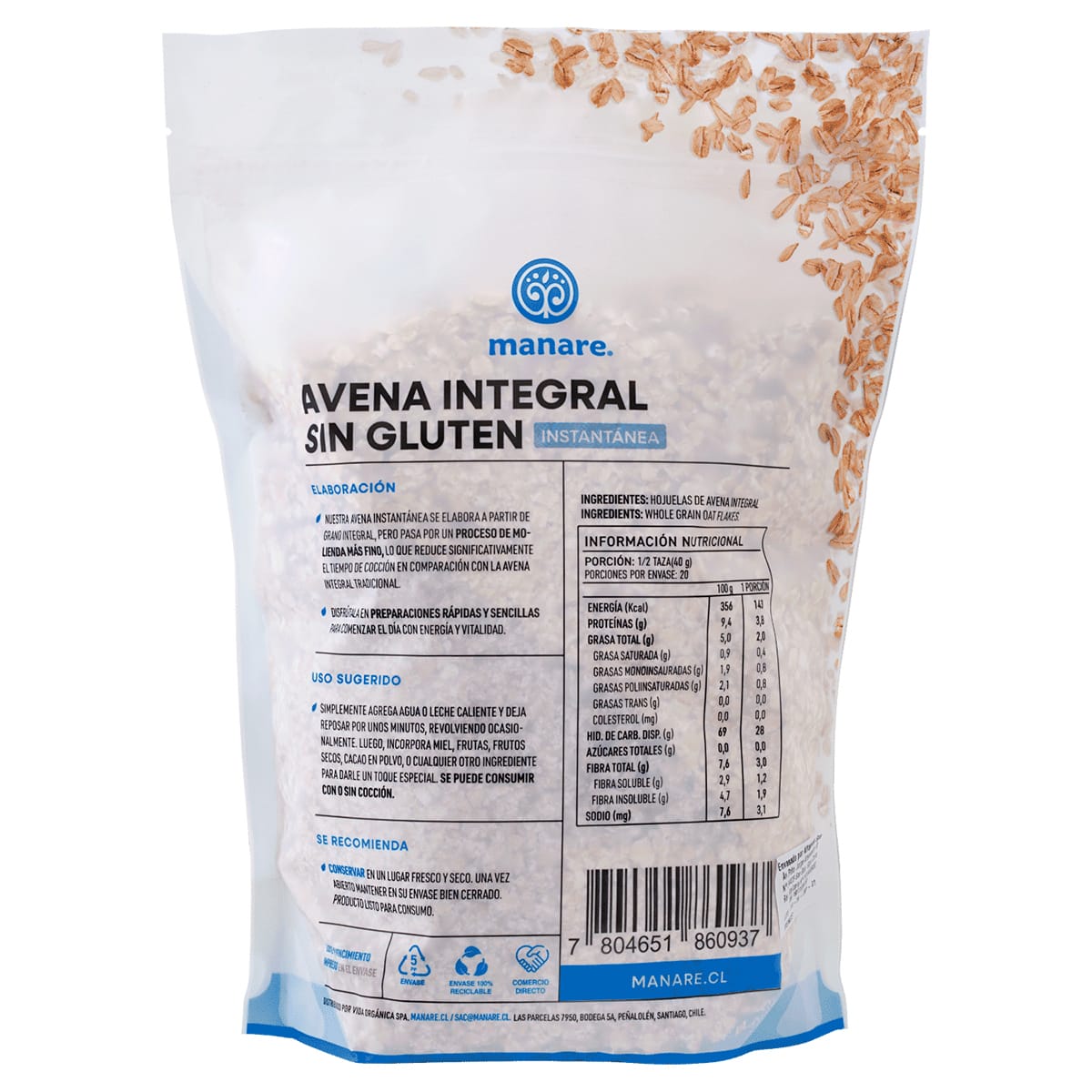 Manare Avena Instantanea Sin Gluten3