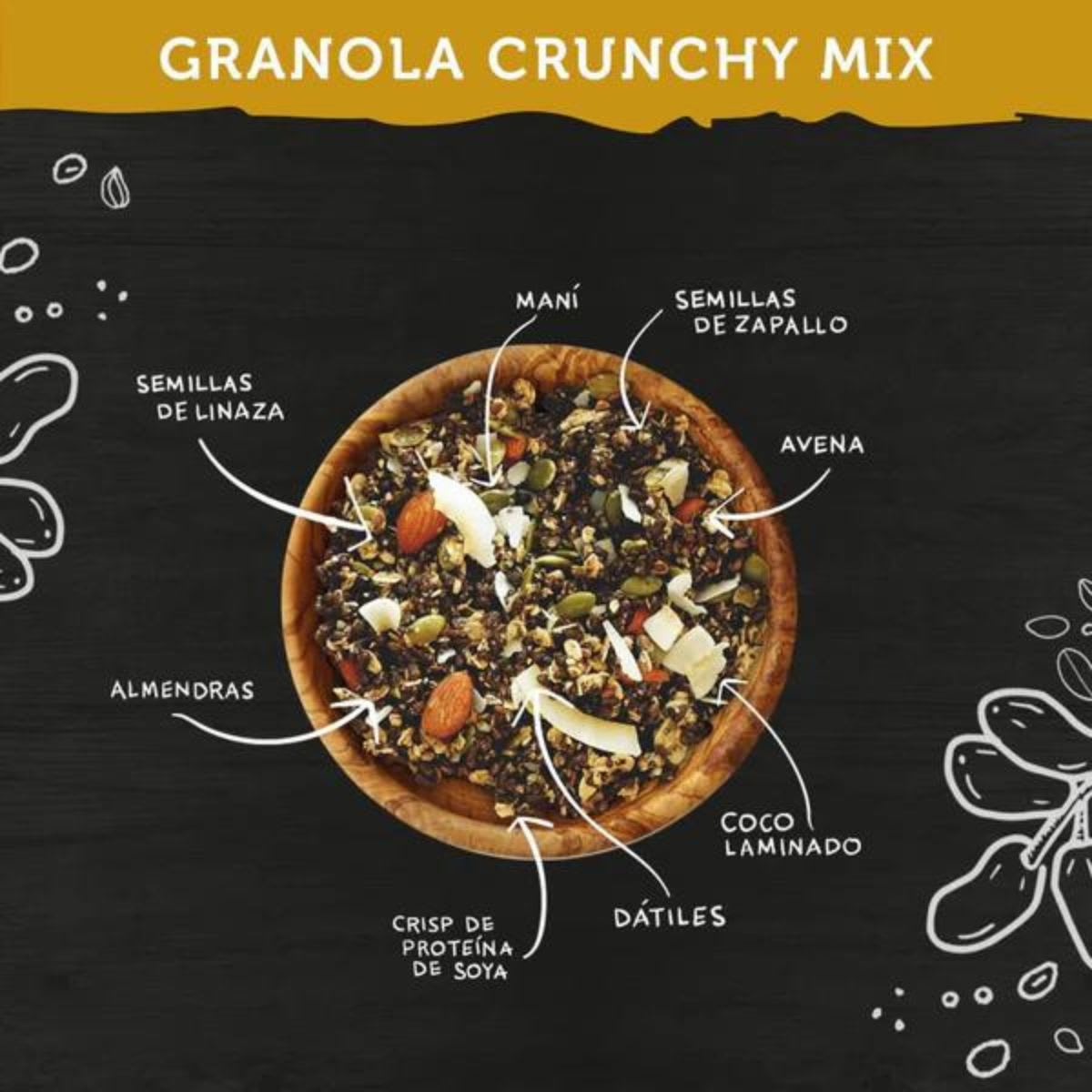 Wild Foods Granola Proteina Crunchy1