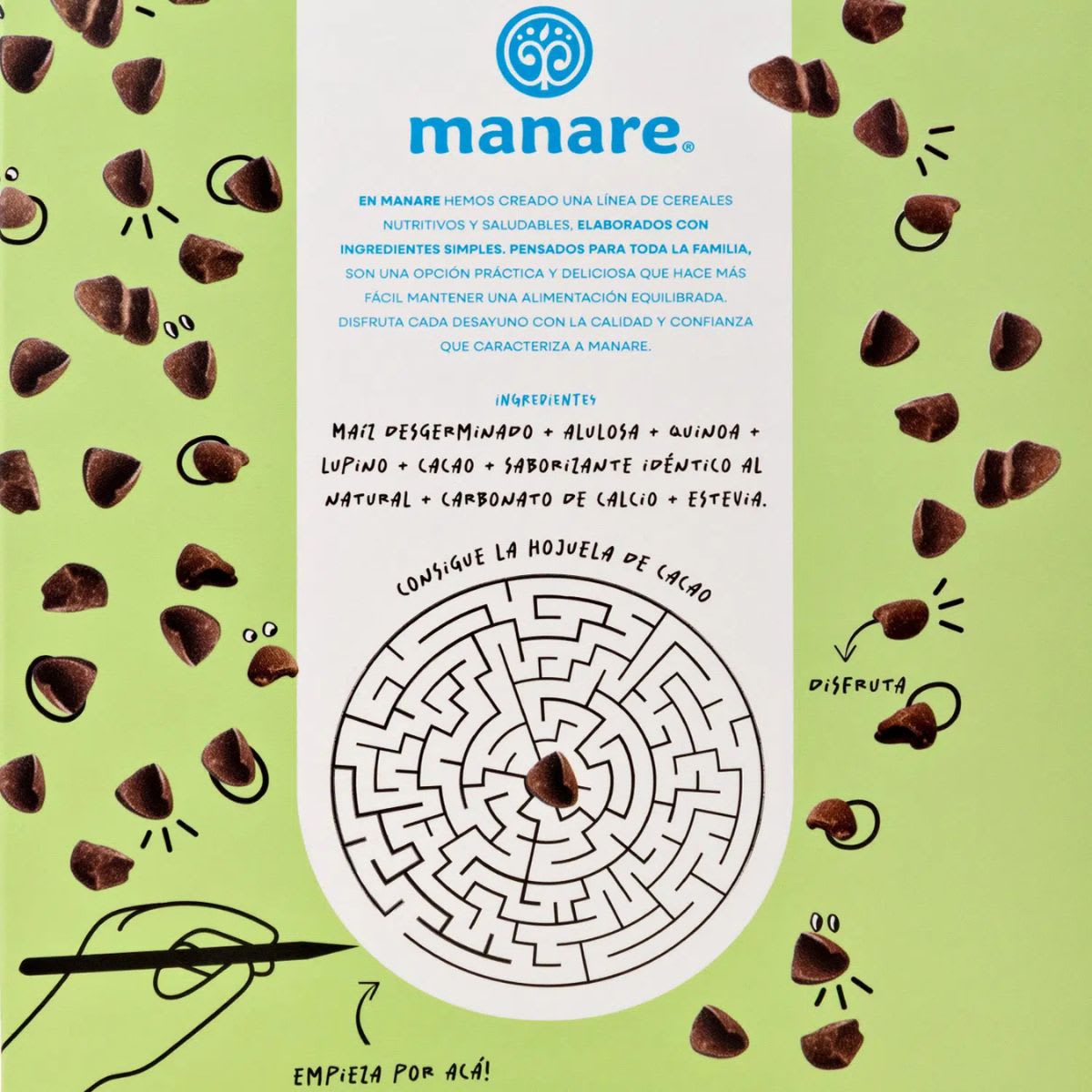 Manare Cereal Cacao Sin Gluten2