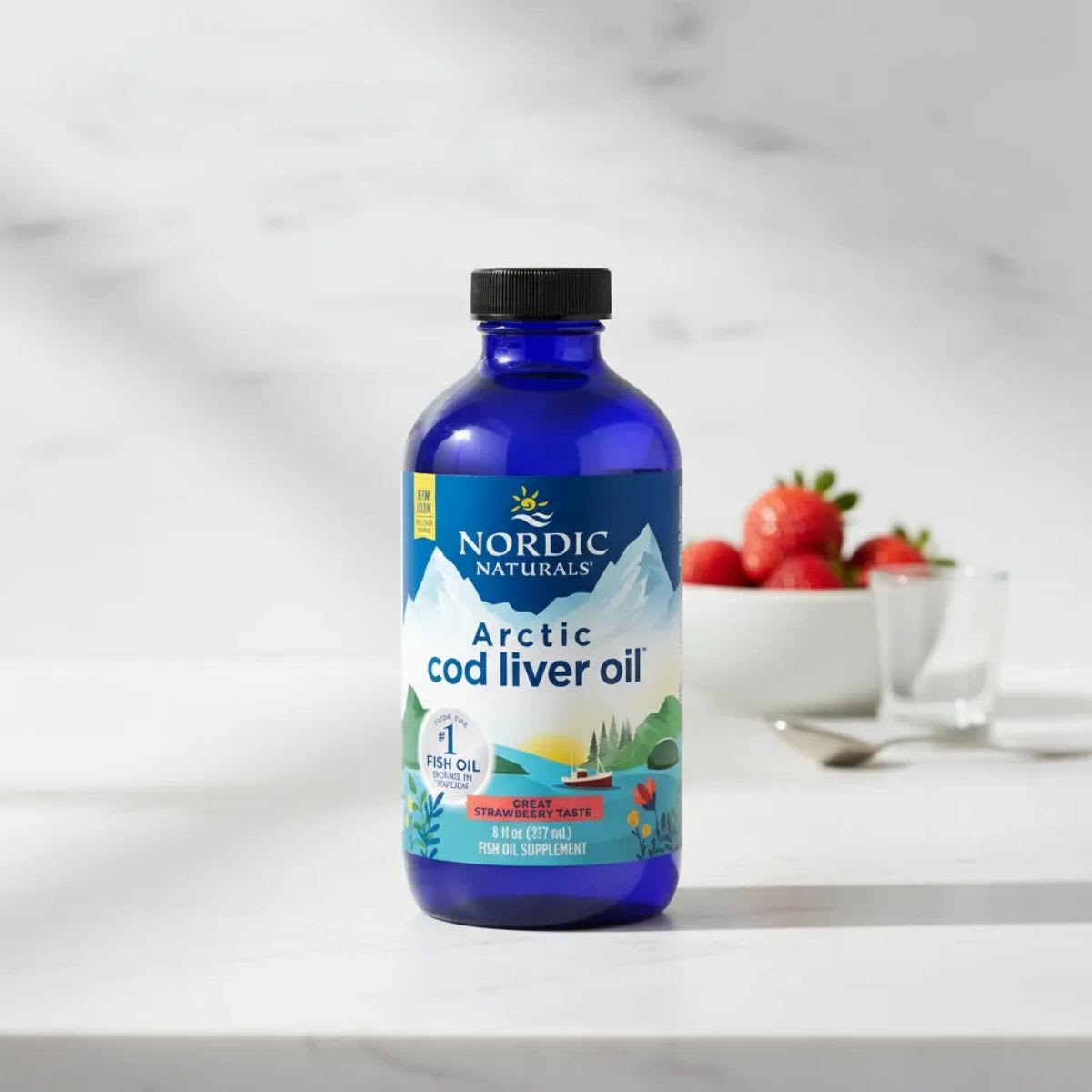 Nordic Naturals Artic Cod Aceite de Higado de Bacalao Frutilla 1060 mg2