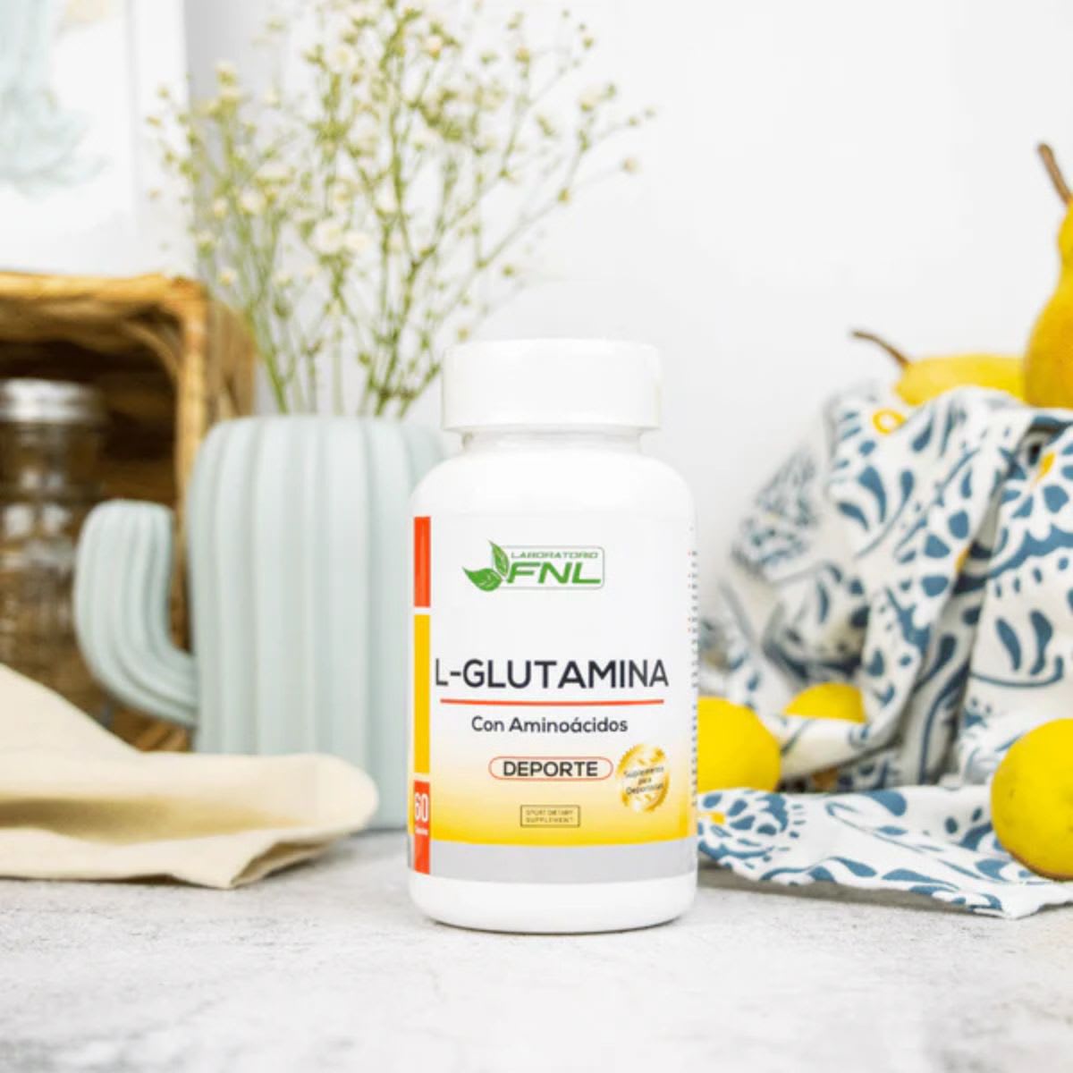 FNL L-Glutamina 1000 mg 180 capsulas2