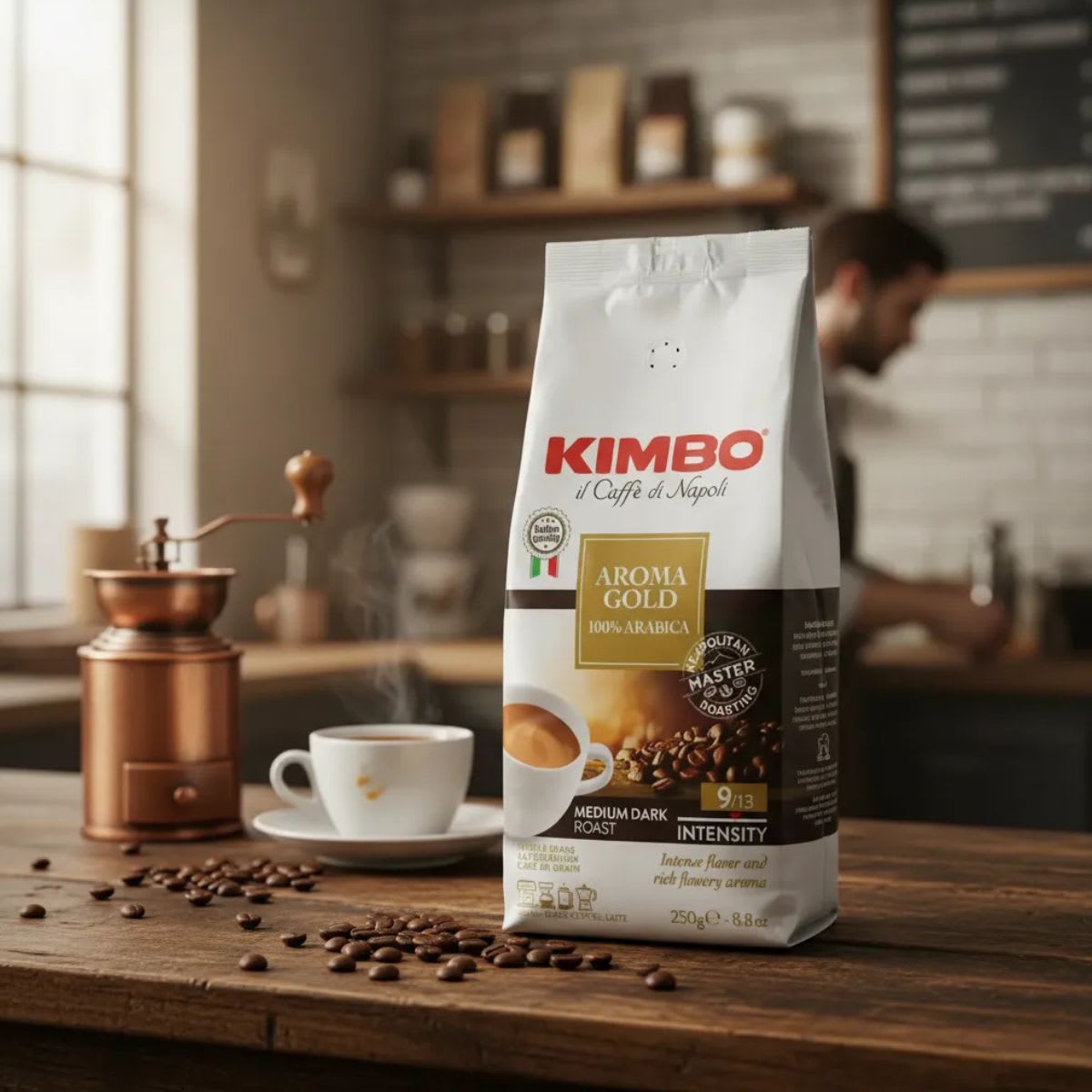 Kimbo Café en Grano Aroma Gold en Grano 250 g2