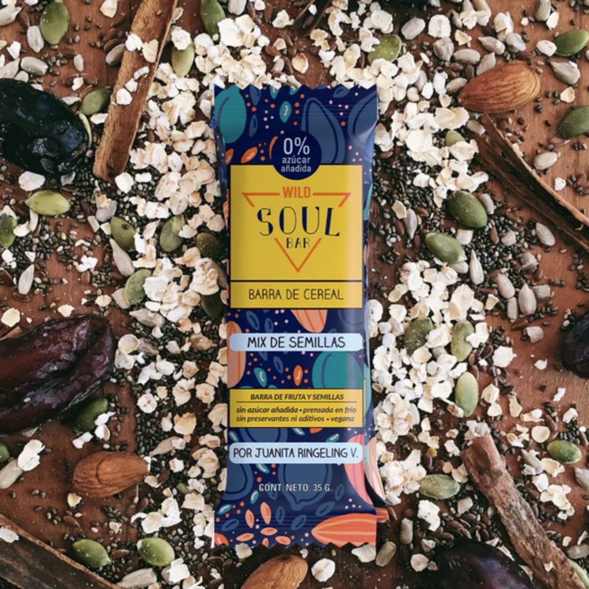 Wild Soul Barrita Semillas Ancestrales 35 g X 5 UN2