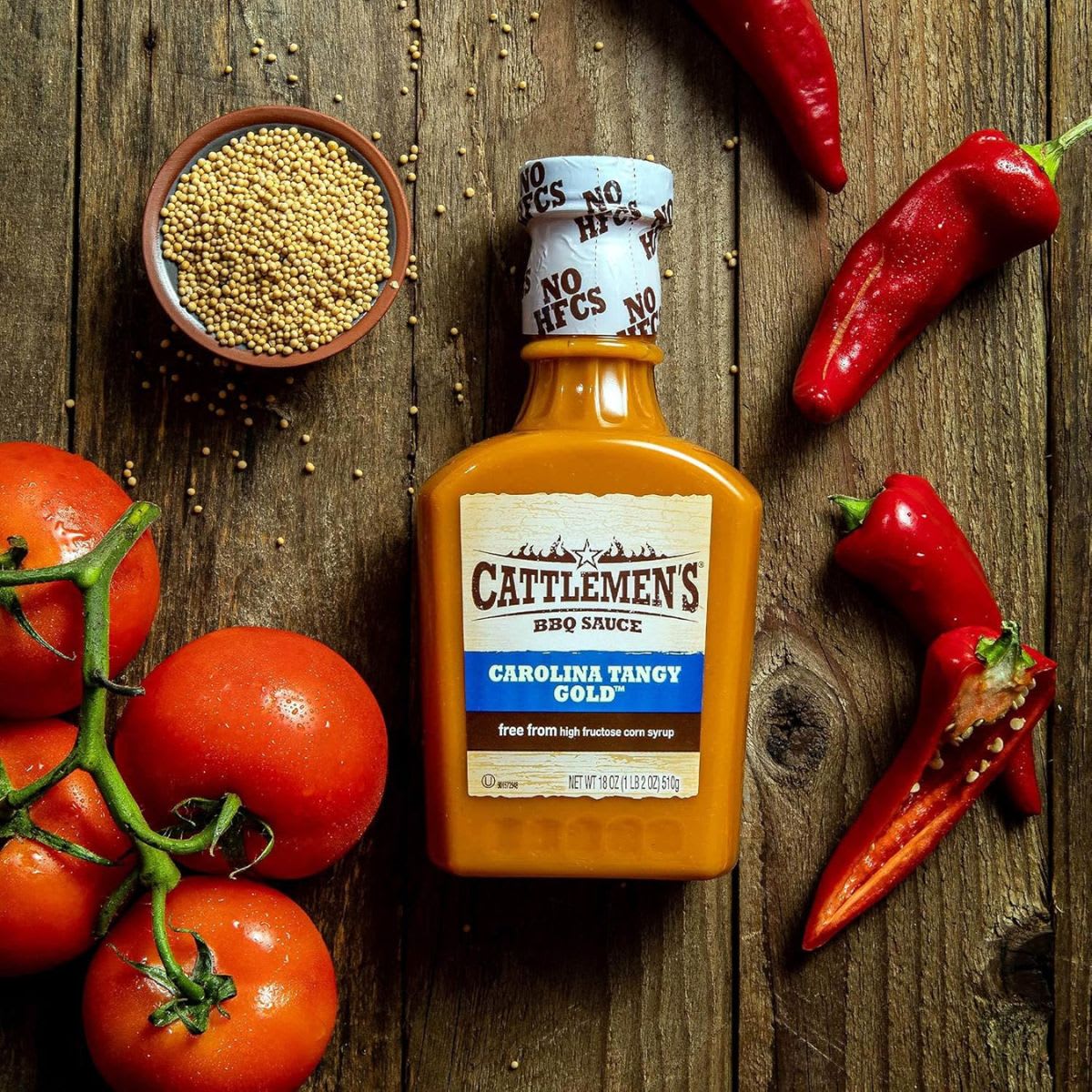 Cattlemen's Salsa Barbecue Carolina Tangy Gold3