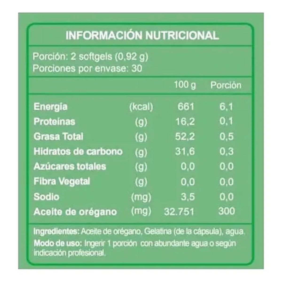 FNL Oregano Oil 60 softgel3