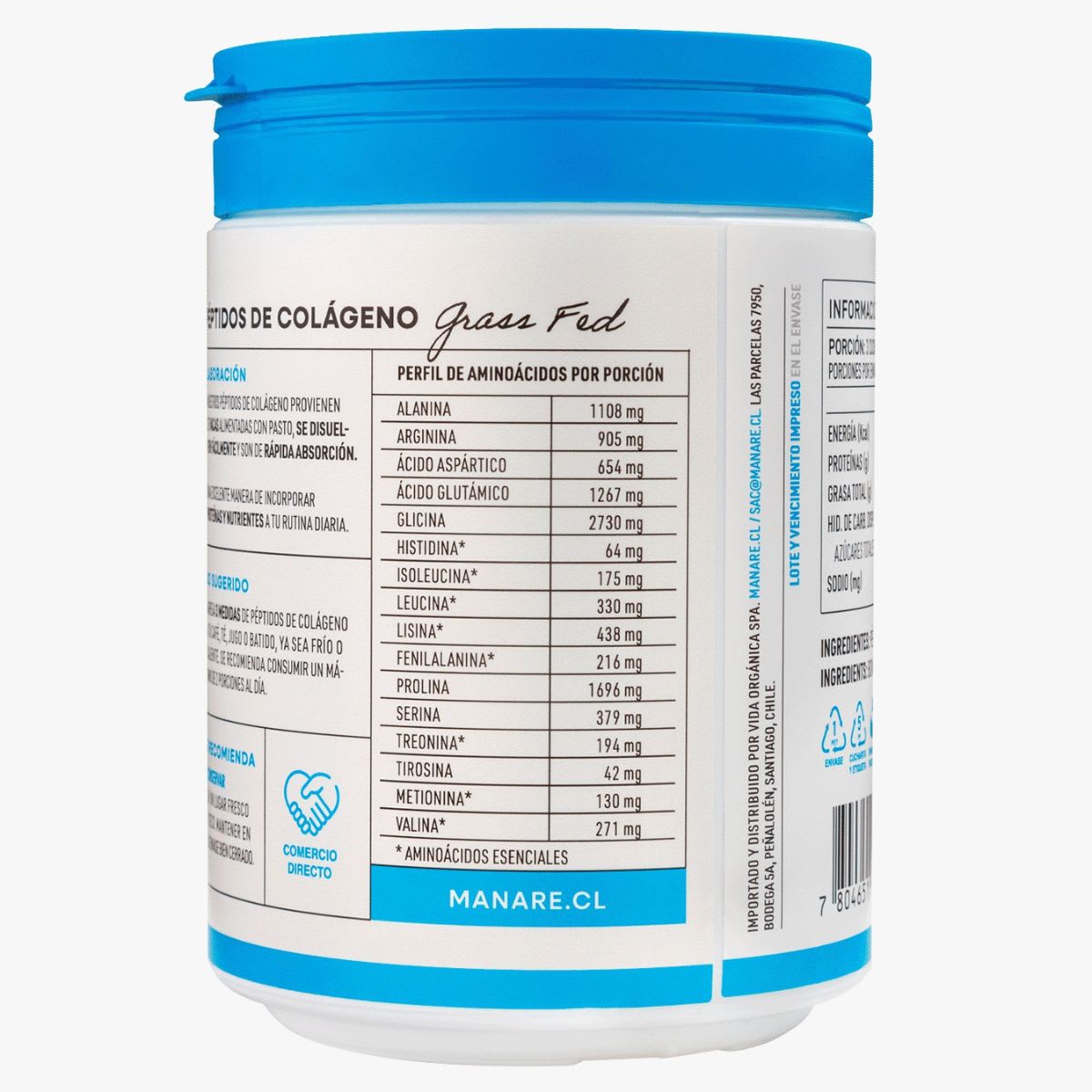 Manare Péptidos de Colágeno3