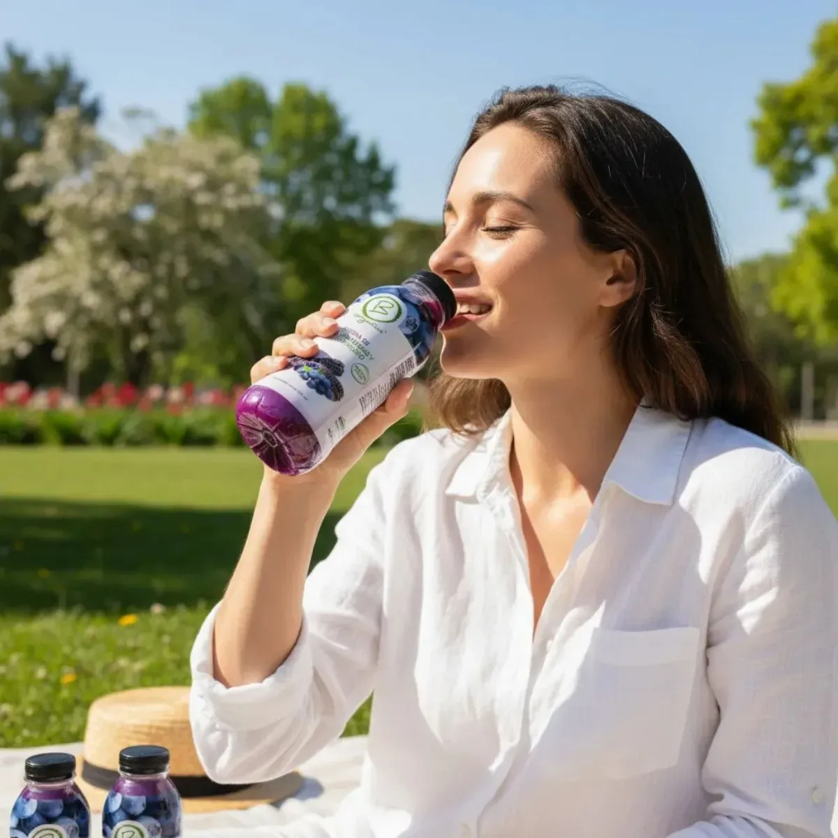 4-Pack Be Organics Bebida Uva, Arandano y Maiz Morado 4 UN X 400 Ml3