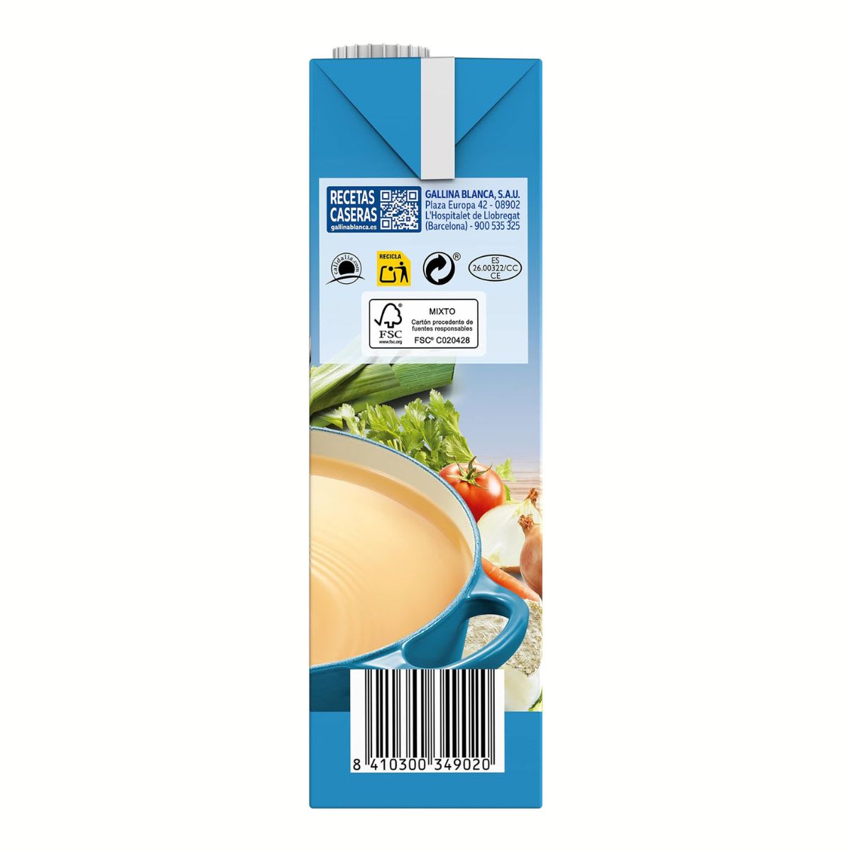 Gallina Blanca Caldo Casero de Pescado 1 L3