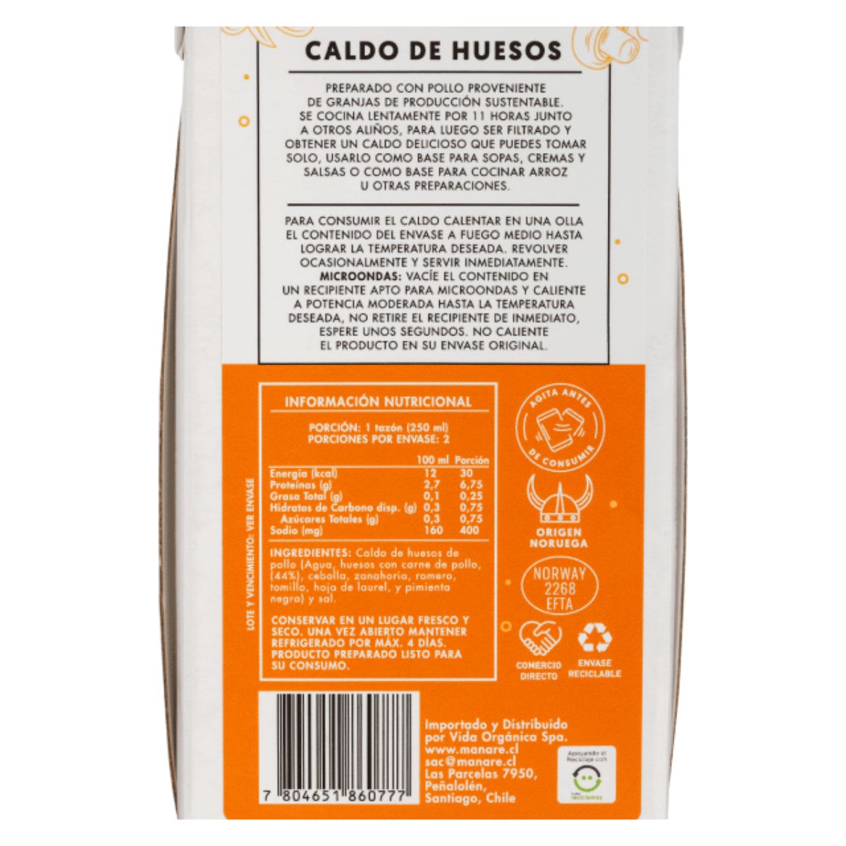Caldo de Huesos Pollo 500 mL3